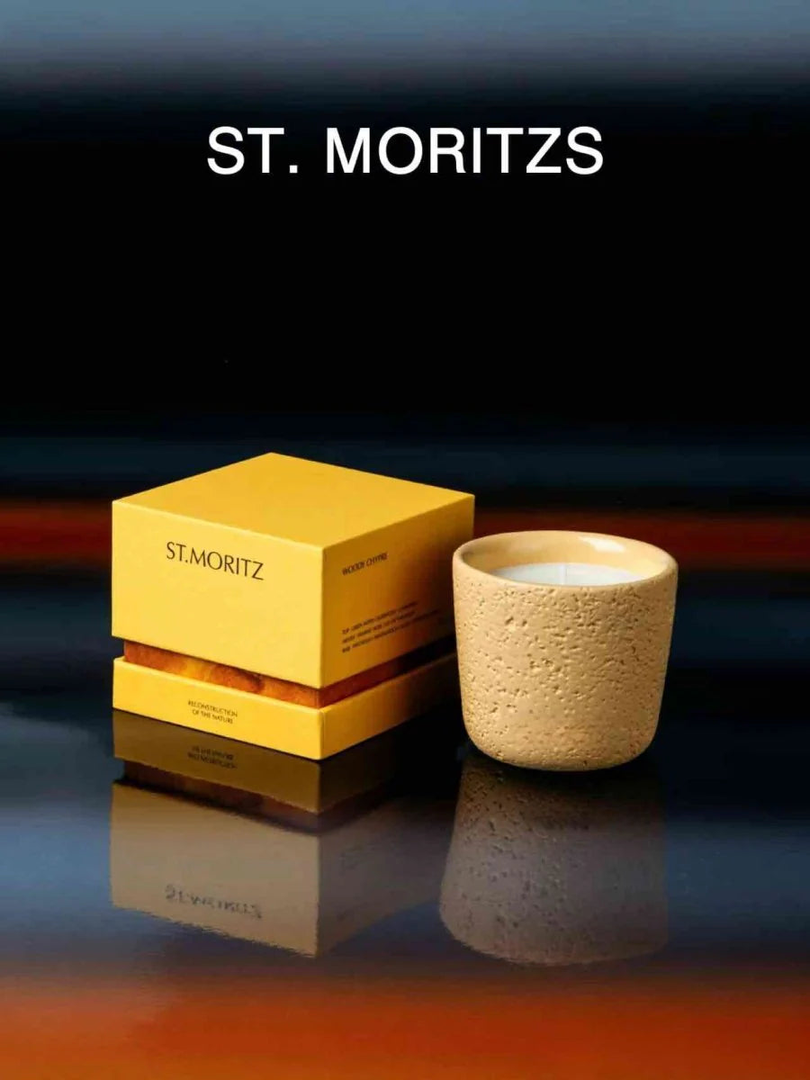 Wood Wick Soy Wax Scented Candle - Breath of Nature Scented - St. Moritz