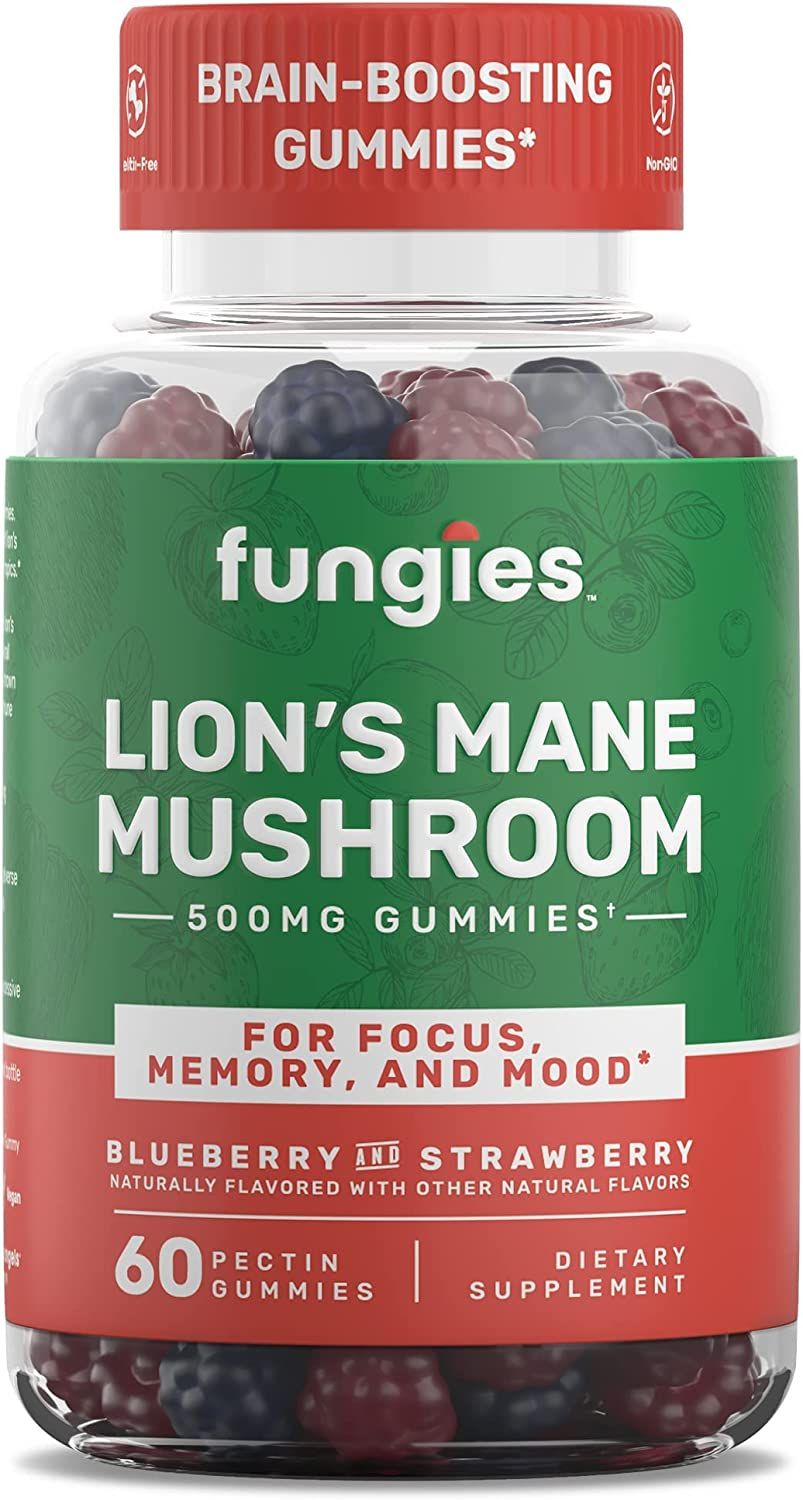 Premium Organic Mushroom Multi-Complex Gummies for Memory and Focus