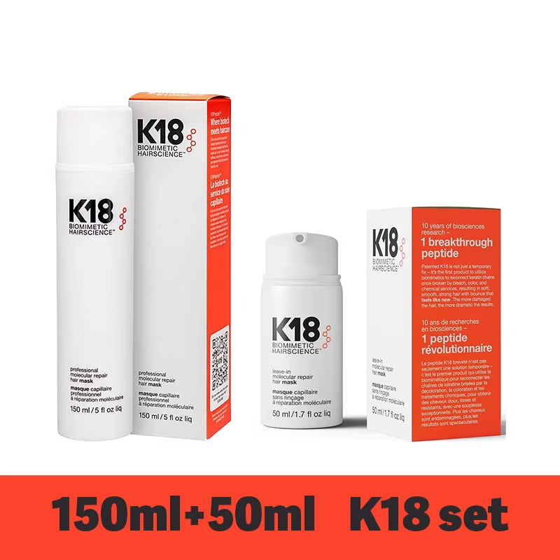 K18 Leave-In Molecular Repair Hair Mask – 4-Minute Treatment to Reverse Damage, Restore Strength & Shine
