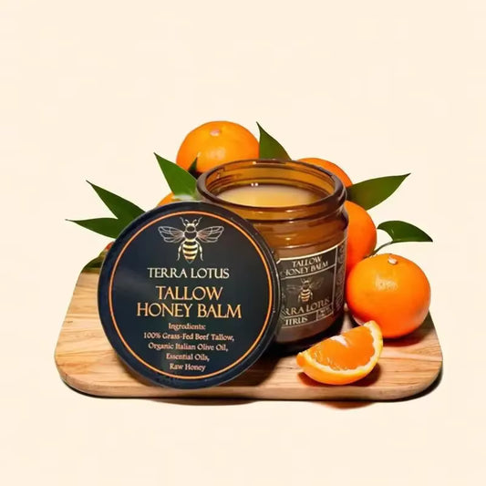 Tallow Honey Balm™ Organic Beef Tallow & Raw Honey Moisture Balm
